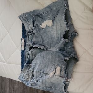 Denim shorts